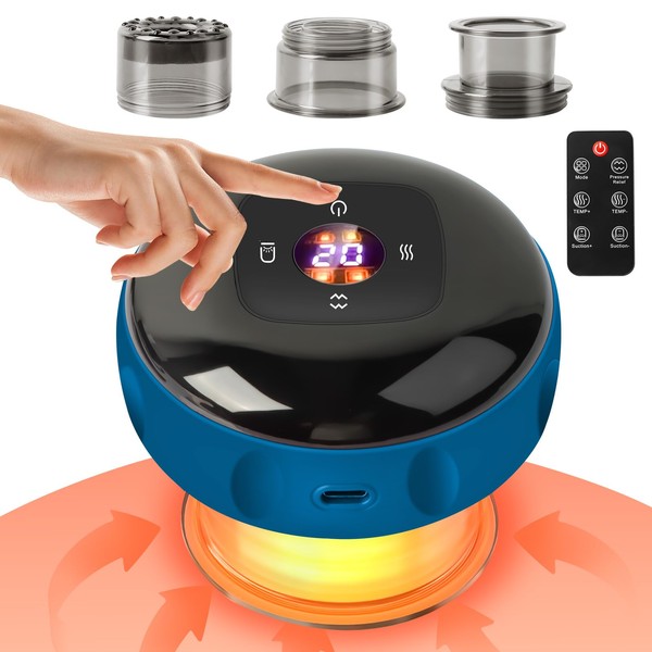 Electric Infrared Cupping Device, Intelligent Cupping 12 Gears with Remote