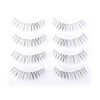 Musegetes MEN0024 False Eyelashes, Natural, Popular, 5 Pairs