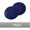 MACHSWON 2 Pack Car Cup Holder Shiny Car Coasters Blue