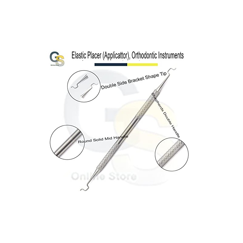 Colocador elástico (aplicador), instrumentos ortodónticos de G.S Online Store