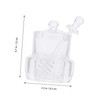 SHOWERORO 1set Acrylic Honey Pot Lid and Dipper Convenient Syrup