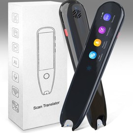 JOYYE Translation Pen, Portable Smart Pen, Portable Translator, Support 112 Languages Real Time Text to Speech OCR/WiFi Translator Suitable for Meetings Travel Learning - Color: No Photo Translation