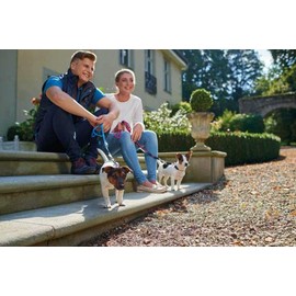 Hunter Freestyle Adjustable Dog Lead, Rope, petrol