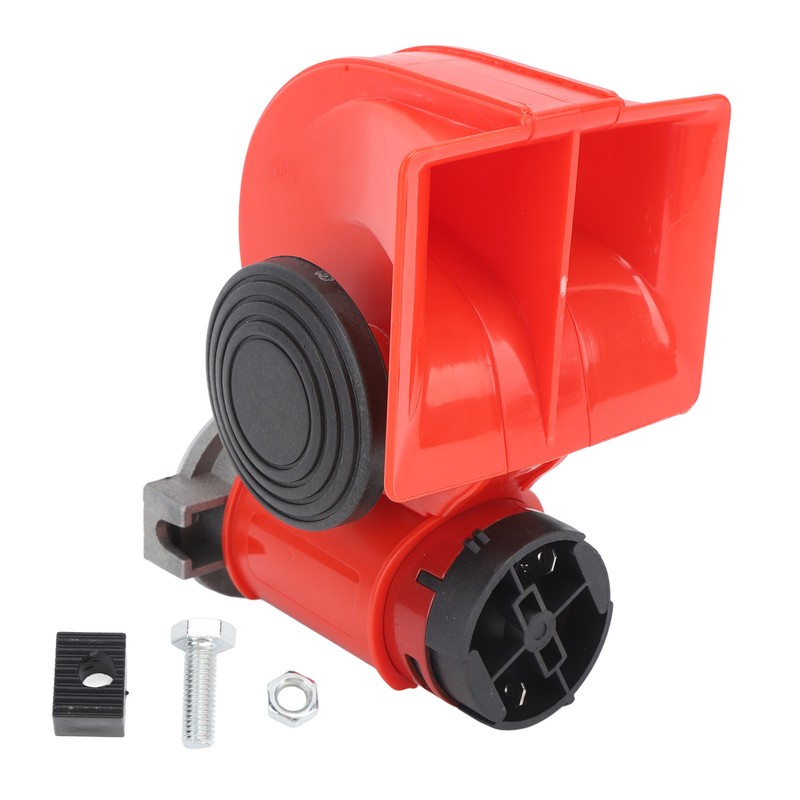 Snail Car Horn Red Air Electric Snail Single Horn Kit