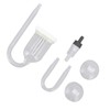 Aquarium Bubble Diffuser Prevent Clogging Transparent Glass Fish Tank Air