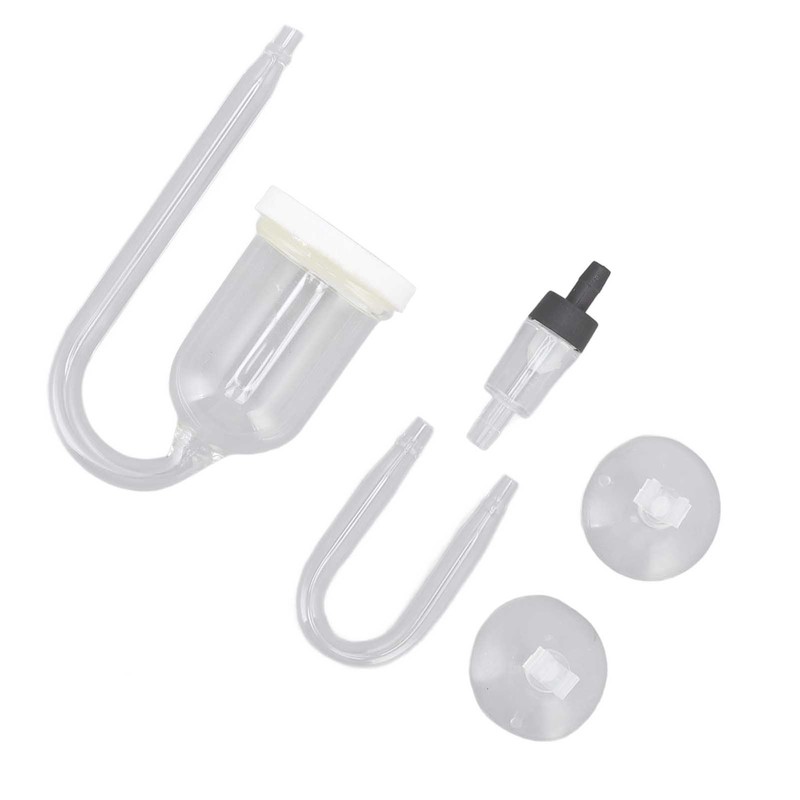 Aquarium Bubble Diffuser Prevent Clogging Transparent Glass Fish Tank Air