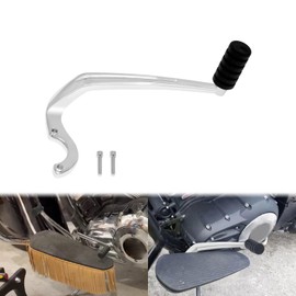 HCmotorku Motorcycle Heel Toe Gear Lever Arm with Gear Lever Peg Fit for Indian Chieftain Dark Horse Chief Vintage Challenger Springfield 2016-2021 Chrome