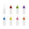 LIANRISES 8pcs 10ml Glue Bottle Needle Tip, Applicator Bottles With