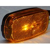 Kaper II L14-0104A-BLK Amber 2 Diode LED Marker Light