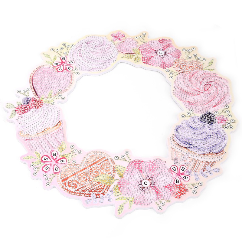 DIY Rhinestones Painting Garland Pattern Crystal Embroidery Picture Decoration KitDZ606