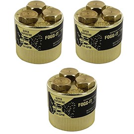 Fogg It Misting Watering Nozzle 1/4 GPM - Super SuperFine Volume (Pack of 3)