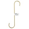 Wake Sangyo Kabette KA-J53 S-Shaped Hook, Brass, 7.9 inches (200
