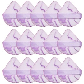 15 Pcs Triangle Powder Puffs Wet Dry Dual-Use Makeup Puff Powder Puff Face Makeup Puffs for Face Loose or Pressed Powder