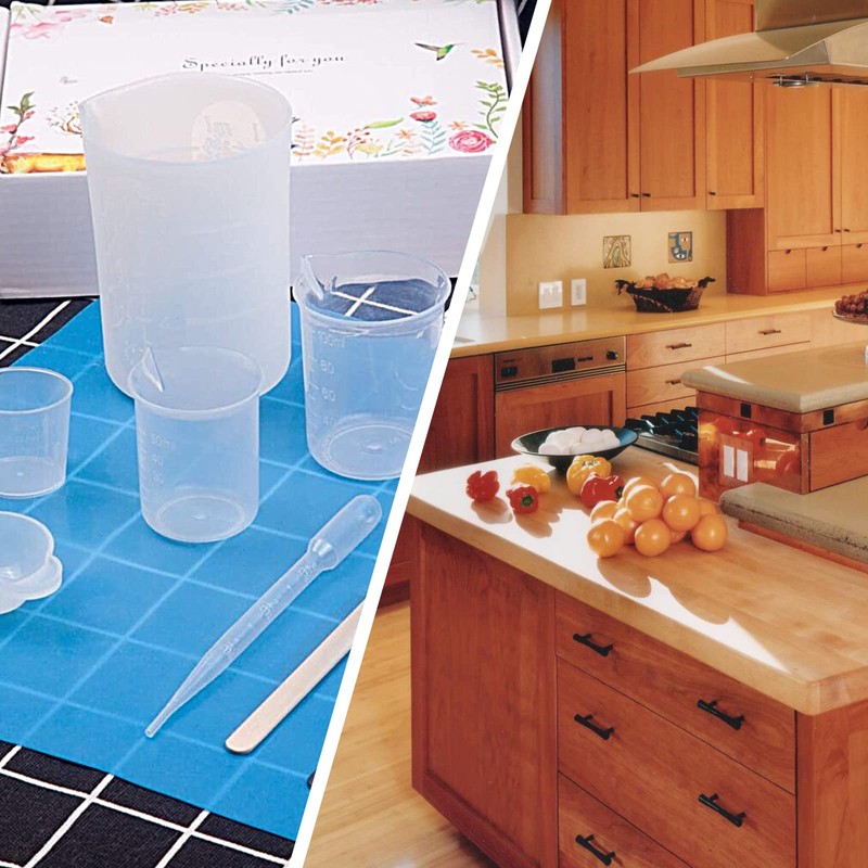 Waziaqoc 100ml/3.4oz Plastic Graduated Beaker (3 Pack), Transparent PP Measuring