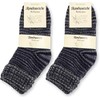 normani Scandinavian Style Wool Socks Hand-Knitted Look, With Cuff For