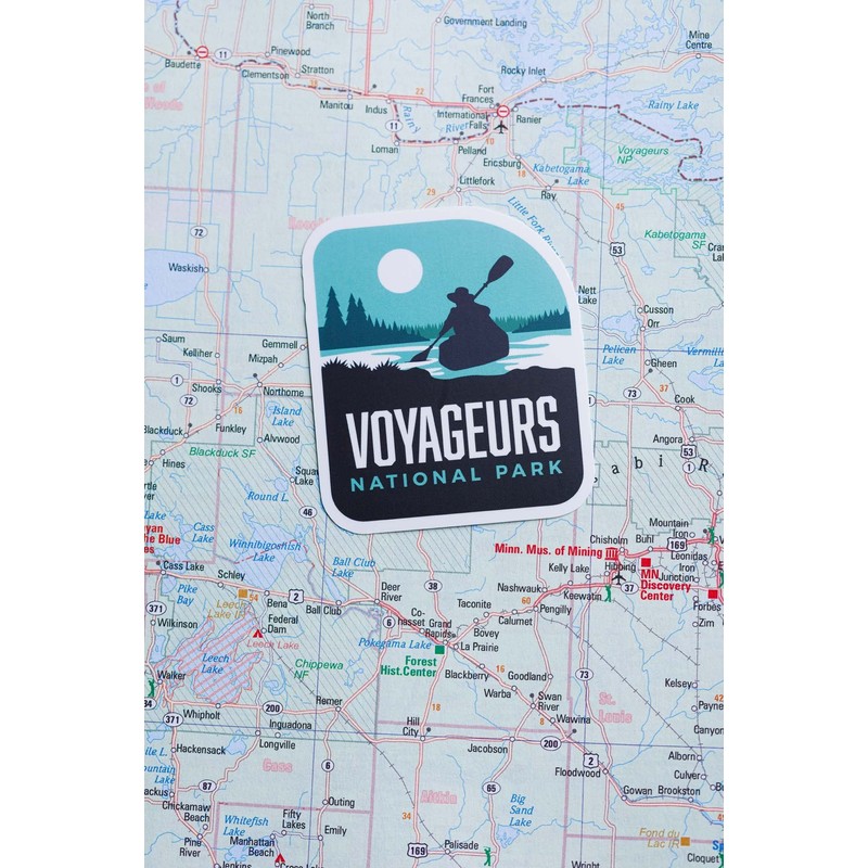 Vagabond Heart Voyageurs National Park Weatherproof Vinyl Sticker