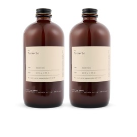 DONA Turmeric Concentrate, Small-Batch, Single-Origin Spices, Hot or Iced Turmeric, 16 Fl Ounce Bottles (Pack of 2)