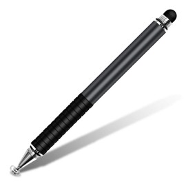 Metal Stylus Pen for Screens with Dual-Tip Design Clear Disc Tip Premium Construction Universal Compatibility for Capacitive Devices Business Navigation Annotation Writing Drawing