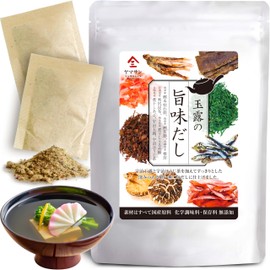 Japan Additive-Free Japanese Style Dashi Dashi Soup Pack, Gyokuro Flavor Dashi, 0.3 oz (8 g) x 15 Packs, Furikake, Chemical Seasoning, No Preservatives, Dashi Pack, Baby Food, Easy at Home Restaurant