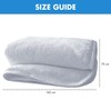 Cot Bed Mattress Topper Protector in Cosy Fleece for Extra