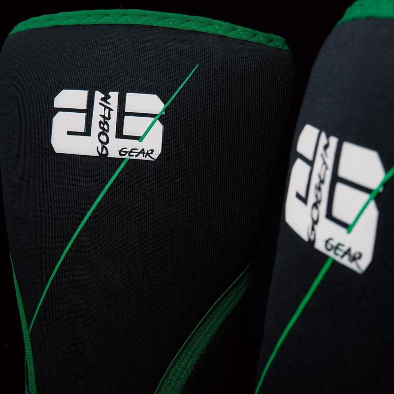 Goblin Gear 7mm 2x Super-Padded Knee Sleeves (Silicon Infused) -