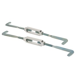 Short Bed Rails | 6" x 9" | Pack of 2 | Bed Hardware for Display and Storage of Head Boards and Foot Boards | BB5-W