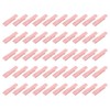 sourcing map 50pcs Rose Gold Satin Table Napkins Polyester Square