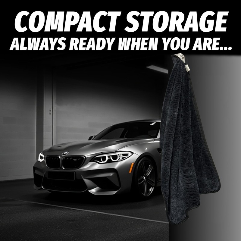 Towelogy® Large Car Drying Towel - 60x45cm Twisted Loop Microfibre