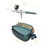 Multi Functional Airbrush Kit with Pump 5 Levels Adjustable Dual