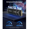 ORICO M.2 2280 SATA SSD, 512GB Internal M.2 SSD with