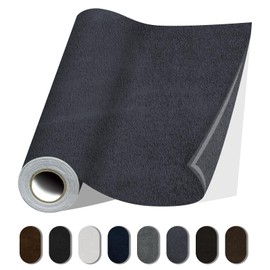 Lifeshoon Fabric Repair Patches, 17X79 Inch Self-Adhesive Suede Patches Tape Durable, DIY Large Fabric Repair for Sofa, Couches, Furniture, Chair, Clothing （17X79 Inch, Dark Grey）