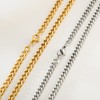 4.5mm Chain Necklace for Men Stainless Steel Cuban Link Chain