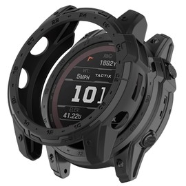 LOKEKE Kompatibel mit Garmin Tactix 7 Schutzhülle, TPU-Schutzhülle für Garmin Tactix 7 / Enduro 2 (TPU, schwarz)