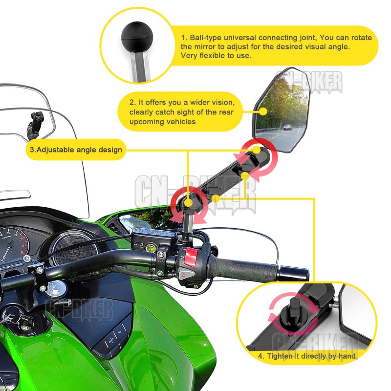 CB For Yamaha TW200 WR250F/R/X Dual Sport ADV Left &