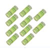 Hegebeck 10Pcs Small Cylindrical Bubble Spirit Level Vials, 8×20 mm/0.3×0.8