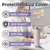 2pcs Silicone Boot for Owalas FreeSips Twists Water Bottle 24oz,Sport