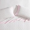 Laura Ashley - Twin Sheet Set, Breathable Percale Cotton Bedding,