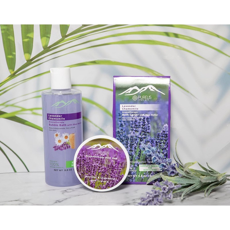 Lavender Spa Gift Basket for Birthday Gifts for Women, Beauty