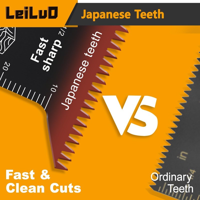 LEILUO 116 Pcs Multitool Blade Kits Cutting and Sandpaper Oscillating