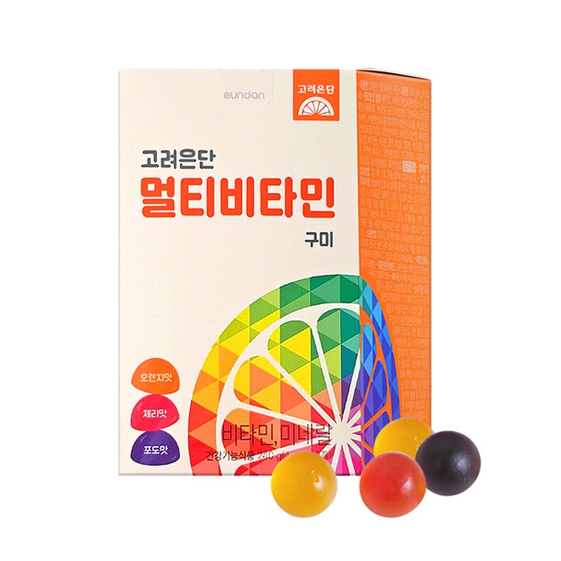 Goryeo Eundan Korea Eundan Multivitamin Gummies 4g x 60 Gummies
