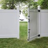 DJSUNPACKING 24" Heavy Duty Cane Bolt Gate Drop Rod-Steel Gate