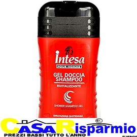 Intesa Pour Homme Ginseng Shower Gel and Shampoo 3 x 250 ml