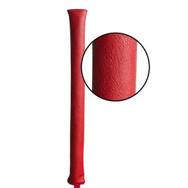 YOPRAL Leather Golf Alignment Stick Cover - Golf Headcover for Alignment Stick - Hold at Least 2 Sticks - Red