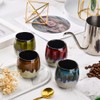 2.7 oz (80 ml) Ceramic Espresso Cups Set of 2