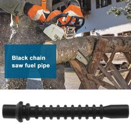 The Lord of the Tools 2 Pieces Chainsaw Fuel Hose Compatible with Stihl 024 026 MS240 MS260 Chainsaw Rubber Fuel Line Garden Power Tools Accessories Black