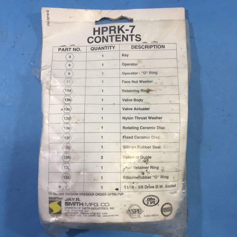 Hydrant Parts Repair Kit