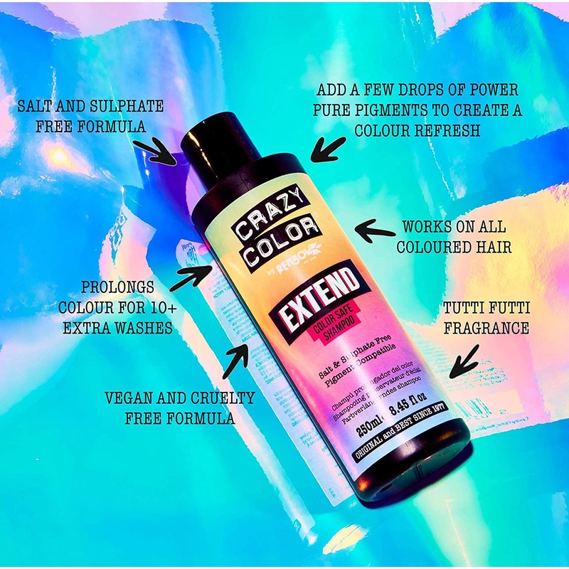 CRAZY COLOR 250 ml. Keep the reactivating shampoo high