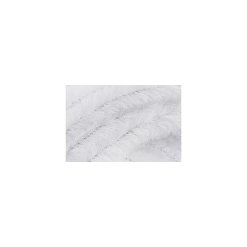 VBS Chenille Wire 50cm Pack of 10 White