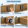 36 Pcs 2"x 8" Joist Hanger,Q235B Steel Face Mount Joist