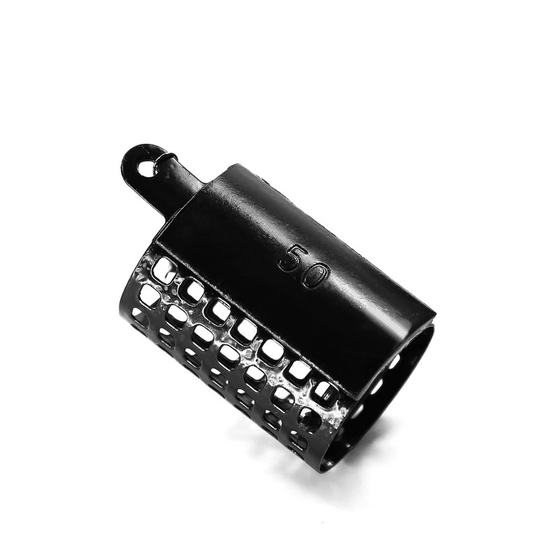 Feeder for Fishing, Metal Cage with Weights and Swivels, Snap,